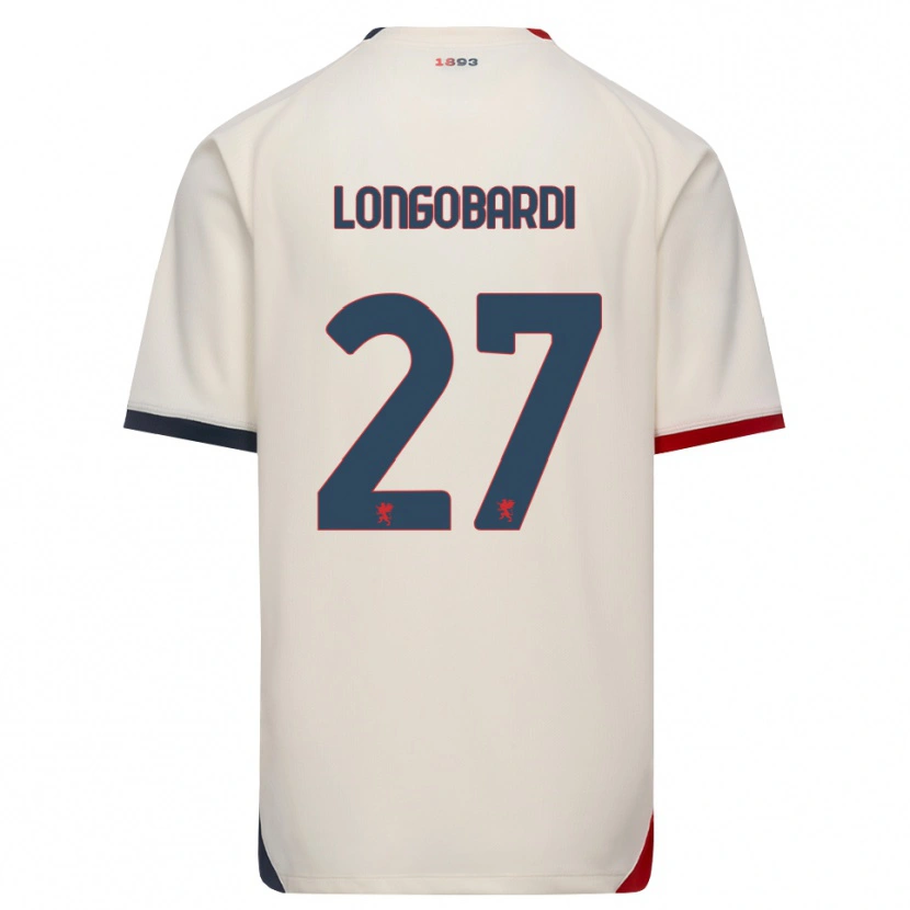 Danxen Dames Giovanni Longobardi #27 Off-White Rood Uitshirt Uittenue 2026/27 T-Shirt