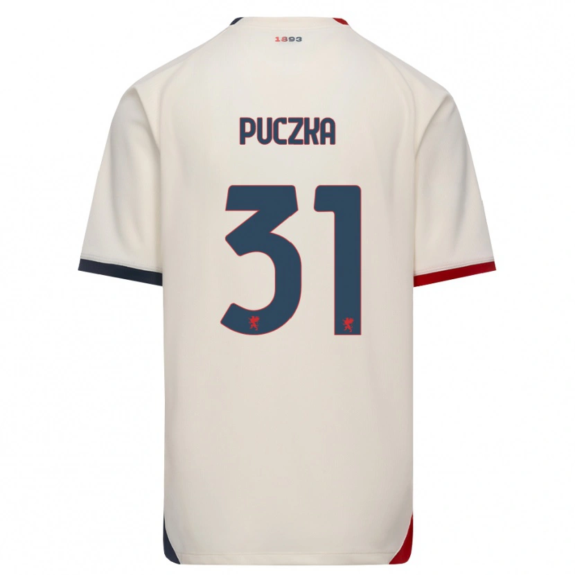 Danxen Dames David Puczka #31 Off-White Rood Uitshirt Uittenue 2026/27 T-Shirt