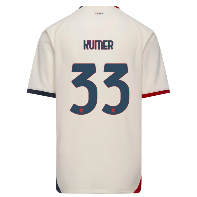 Danxen Dames Alin Kumer Celik #33 Off-White Rood Uitshirt Uittenue 2026/27 T-Shirt