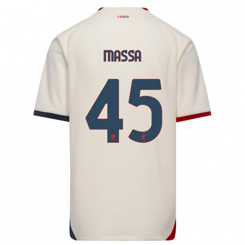 Danxen Dames Alessandra Massa #45 Off-White Rood Uitshirt Uittenue 2026/27 T-Shirt
