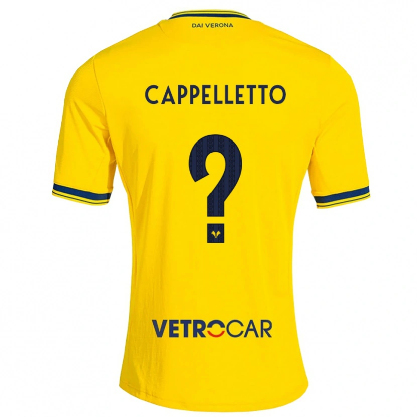 Danxen Dames Bryan Cappelletto #0 Geel Rood Uitshirt Uittenue 2026/27 T-Shirt