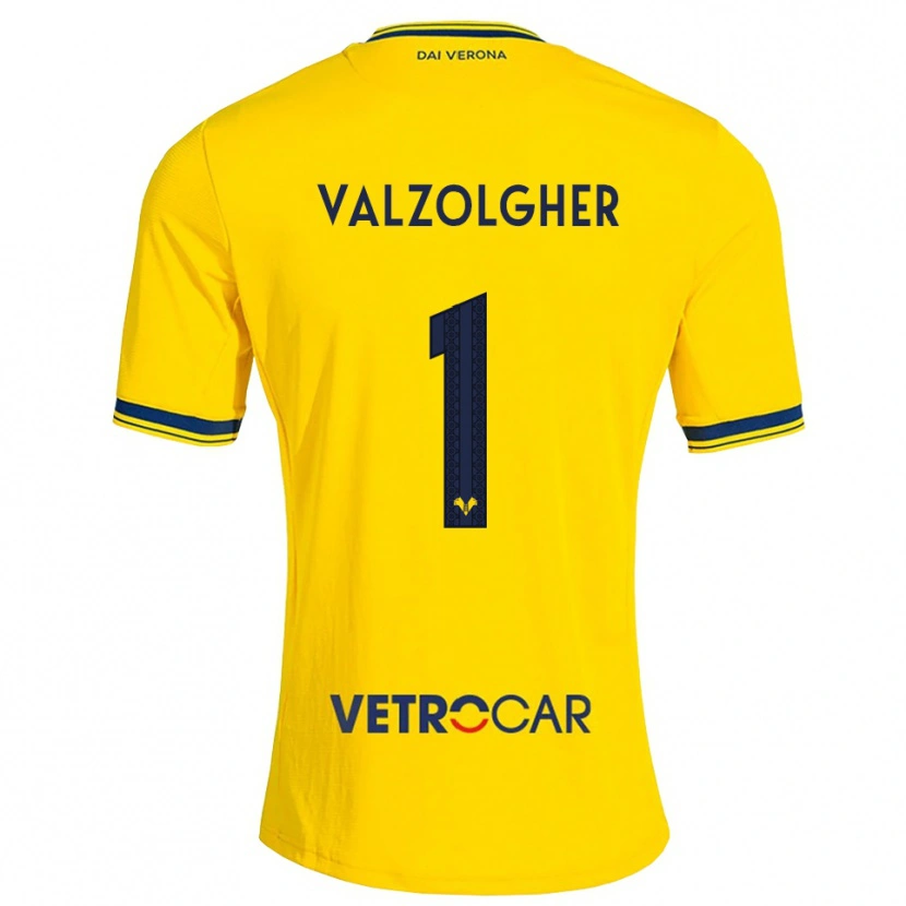 Danxen Dames Chiara Valzolgher #1 Geel Rood Uitshirt Uittenue 2026/27 T-Shirt