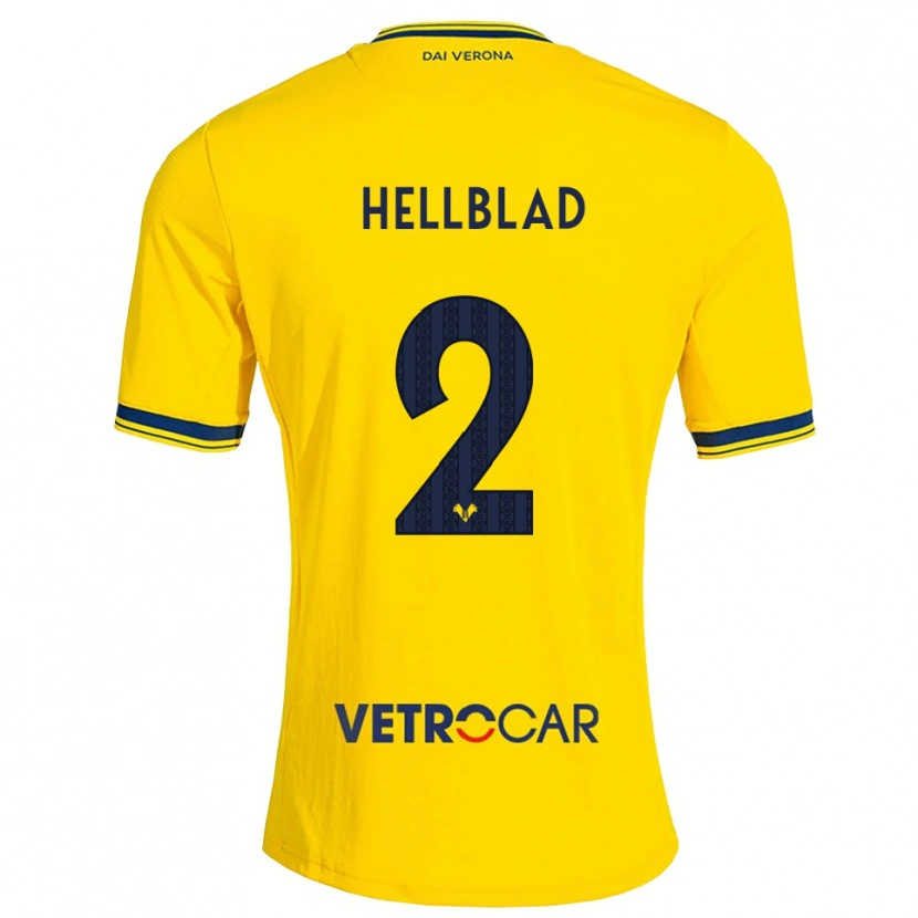 Danxen Dames Loke Hellblad #2 Geel Rood Uitshirt Uittenue 2026/27 T-Shirt