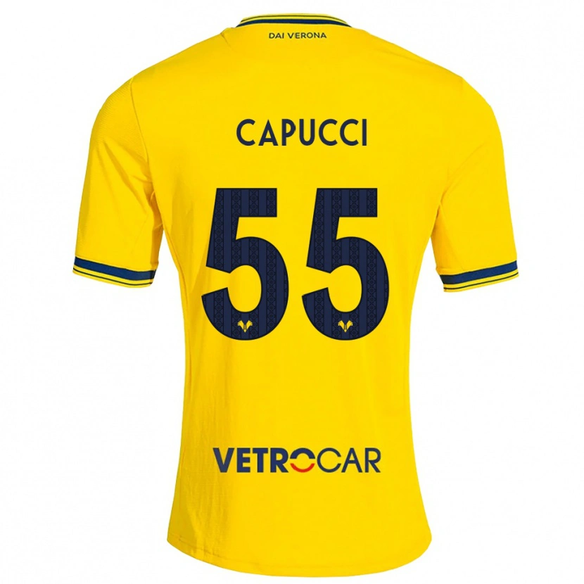 Danxen Dames Laura Capucci #55 Geel Rood Uitshirt Uittenue 2026/27 T-Shirt