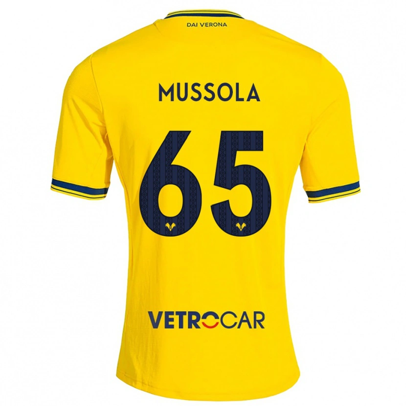 Danxen Dames Matteo Mussola #65 Geel Rood Uitshirt Uittenue 2026/27 T-Shirt