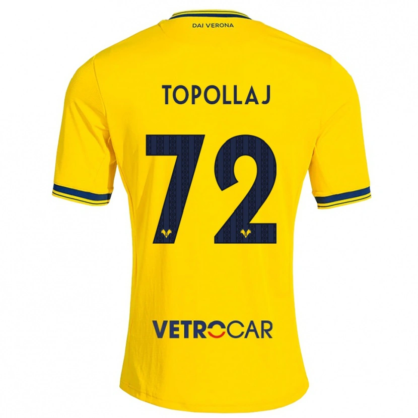 Danxen Dames Mark Topollaj #72 Geel Rood Uitshirt Uittenue 2026/27 T-Shirt