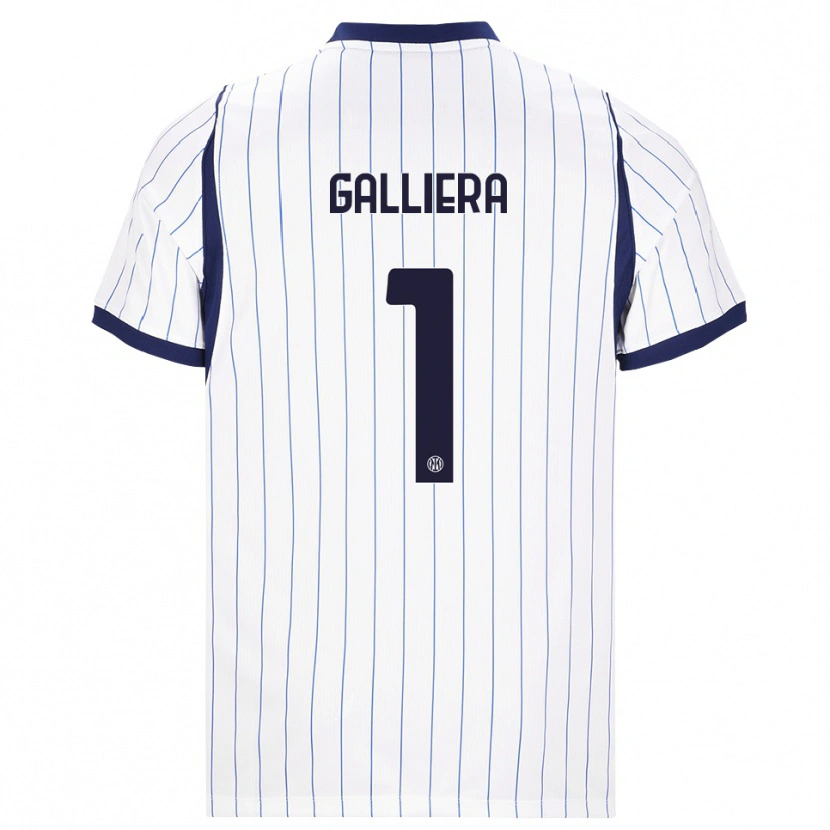 Danxen Dames Carlo Galliera #1 Wit Marineblauw Uitshirt Uittenue 2026/27 T-Shirt