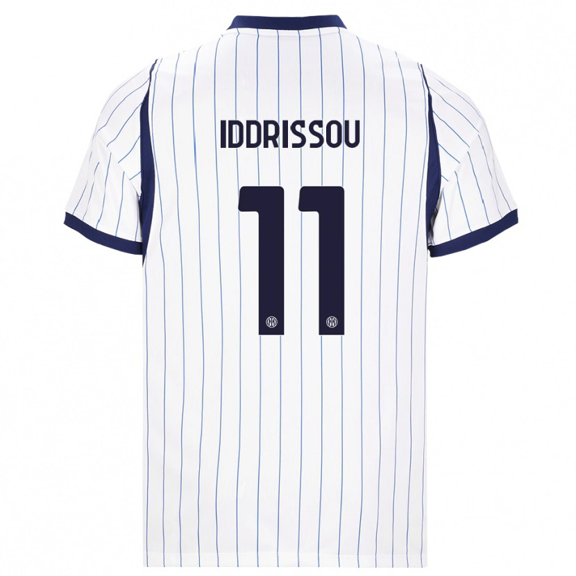 Danxen Dames Jamal Iddrissou #11 Wit Marineblauw Uitshirt Uittenue 2026/27 T-Shirt