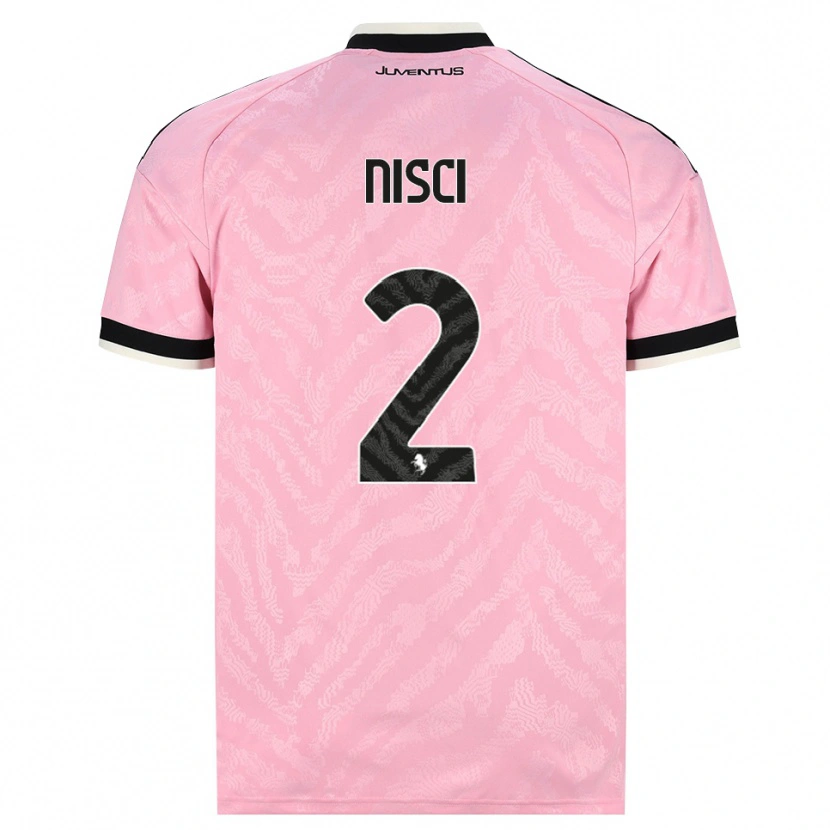 Danxen Dames Alessandro Nisci #2 Roze Zwart Uitshirt Uittenue 2026/27 T-Shirt