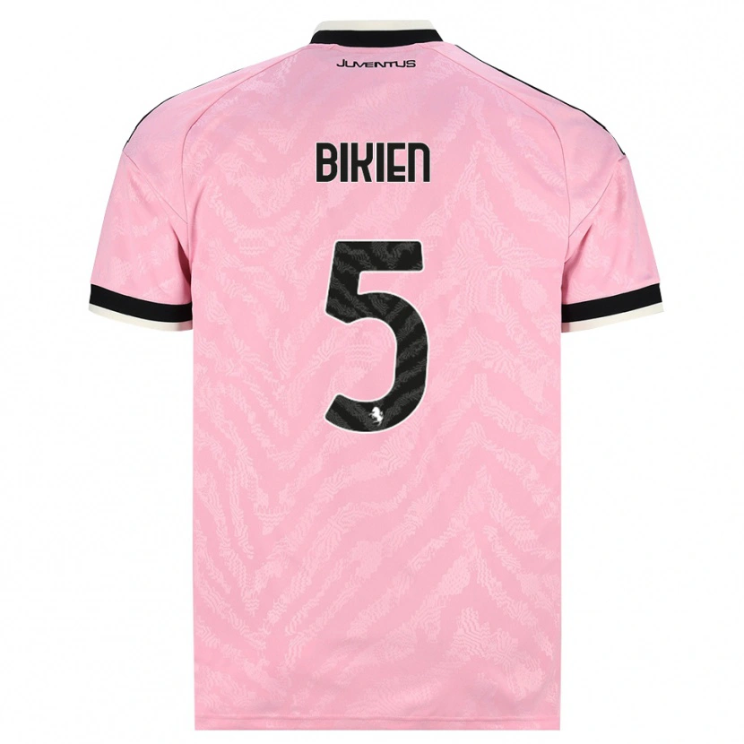 Danxen Dames Felix Nzouango Bikien #5 Roze Zwart Uitshirt Uittenue 2026/27 T-Shirt