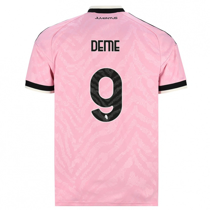Danxen Dames Serigne Deme #9 Roze Zwart Uitshirt Uittenue 2026/27 T-Shirt