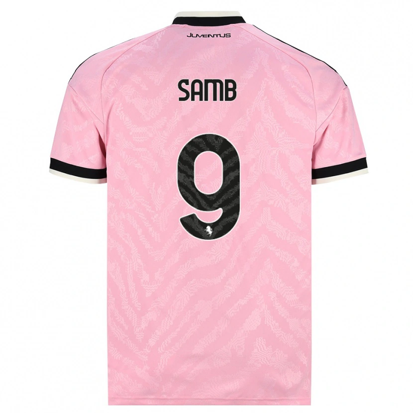 Danxen Dames Demba Samb #9 Roze Zwart Uitshirt Uittenue 2026/27 T-Shirt