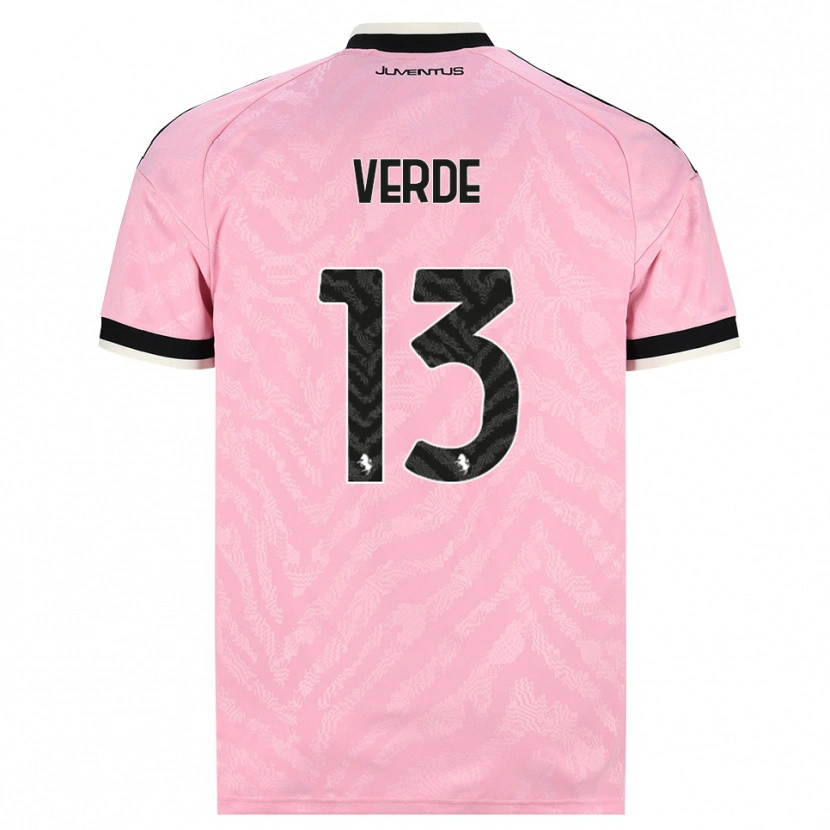 Danxen Dames Francesco Verde #13 Roze Zwart Uitshirt Uittenue 2026/27 T-Shirt