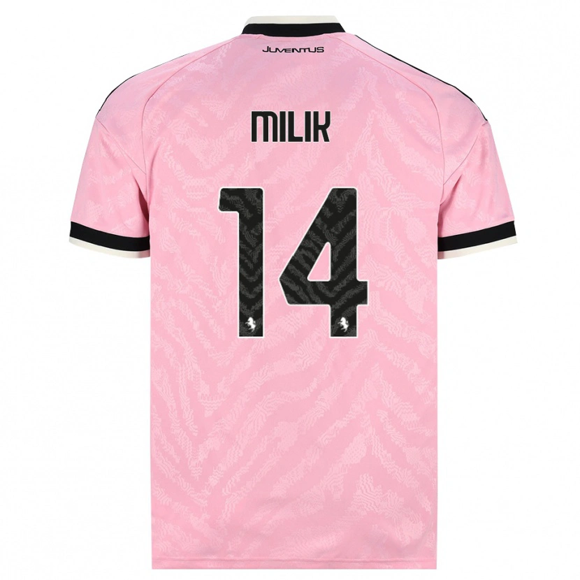 Danxen Dames Arkadiusz Milik #14 Roze Zwart Uitshirt Uittenue 2026/27 T-Shirt
