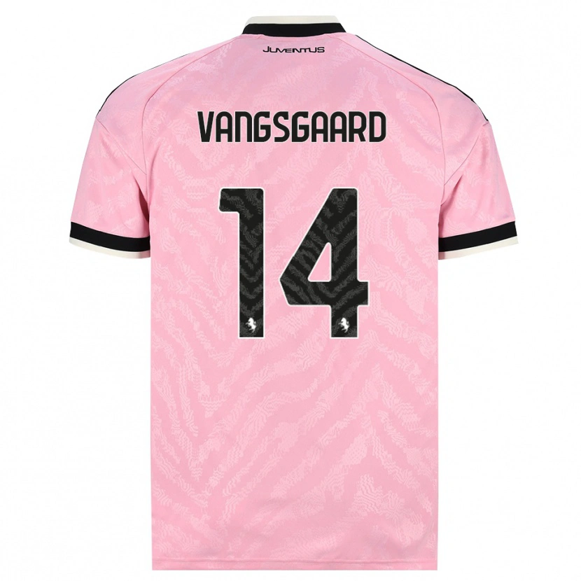 Danxen Dames Amalie Jørgensen Vangsgaard #14 Roze Zwart Uitshirt Uittenue 2026/27 T-Shirt