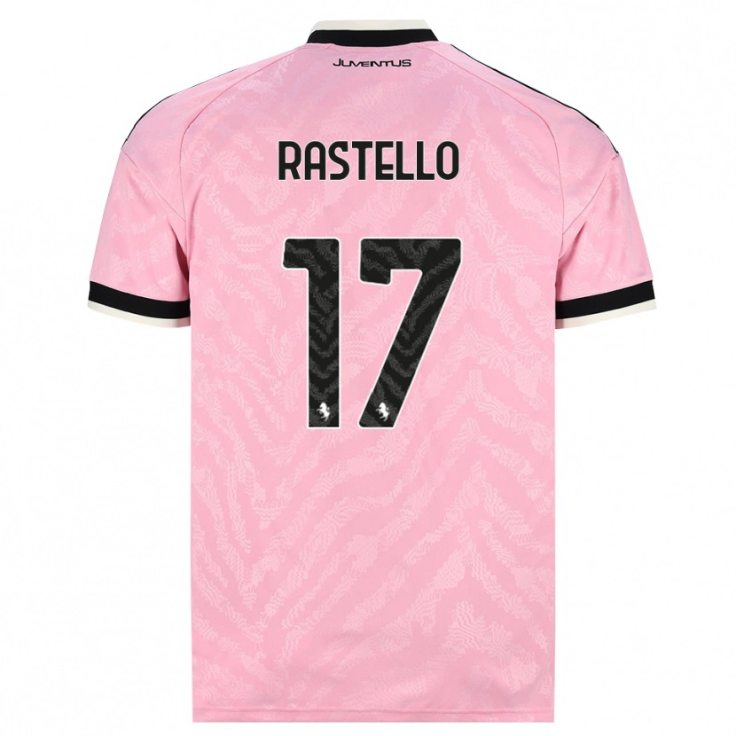 Danxen Dames Edoardo Rastello #17 Roze Zwart Uitshirt Uittenue 2026/27 T-Shirt
