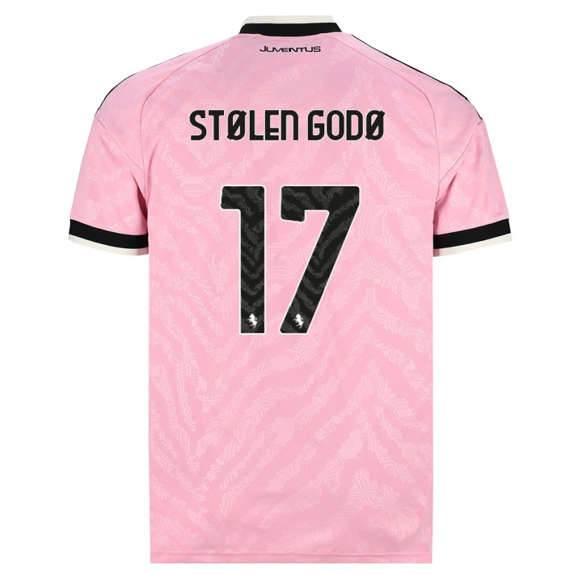 Danxen Dames Emma Stølen Godø #17 Roze Zwart Uitshirt Uittenue 2026/27 T-Shirt