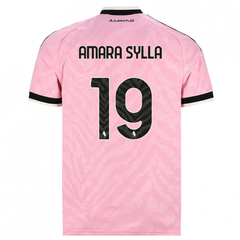 Danxen Dames Idris Amara Sylla #19 Roze Zwart Uitshirt Uittenue 2026/27 T-Shirt
