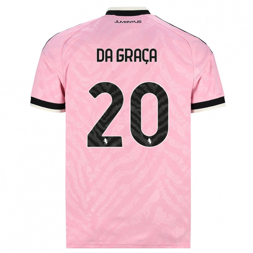 Danxen Dames Cosimo Da Graça #20 Roze Zwart Uitshirt Uittenue 2026/27 T-Shirt