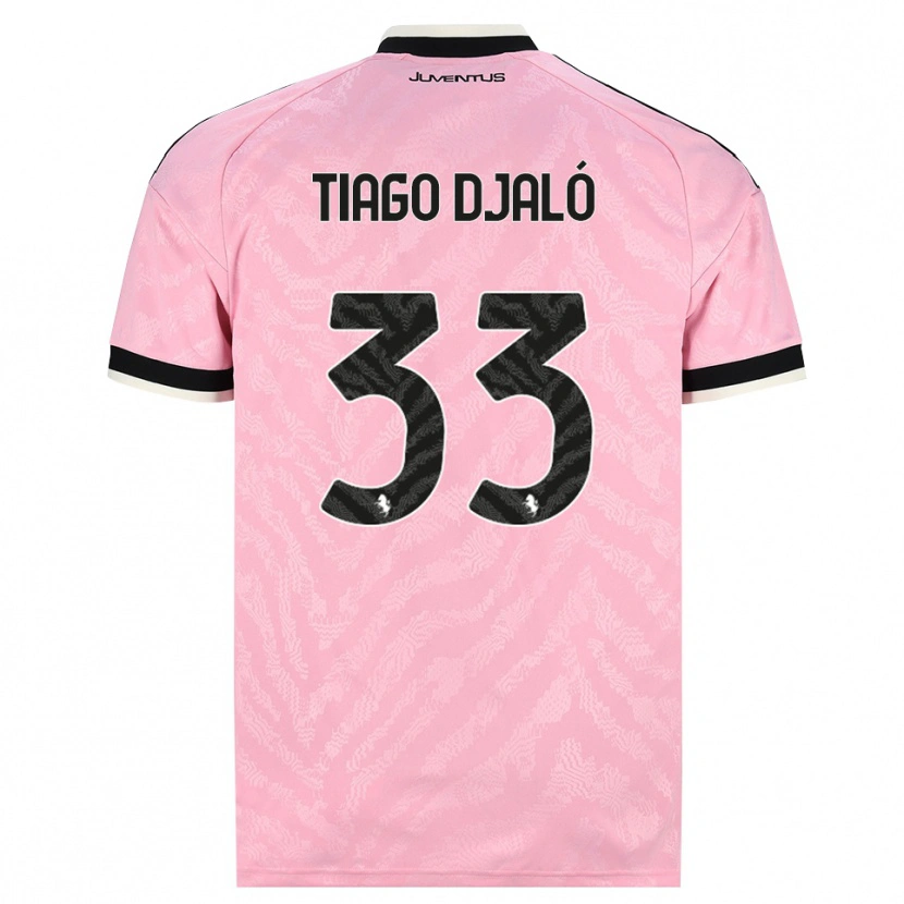 Danxen Dames Tiago Djalo #33 Roze Zwart Uitshirt Uittenue 2026/27 T-Shirt