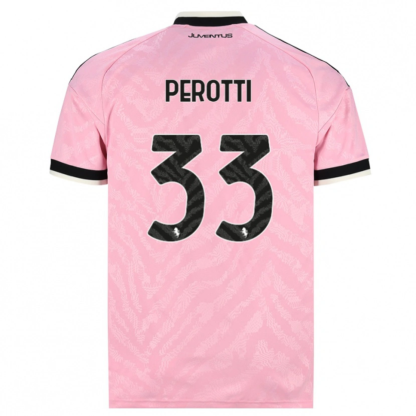 Danxen Dames Clemente Perotti #33 Roze Zwart Uitshirt Uittenue 2026/27 T-Shirt