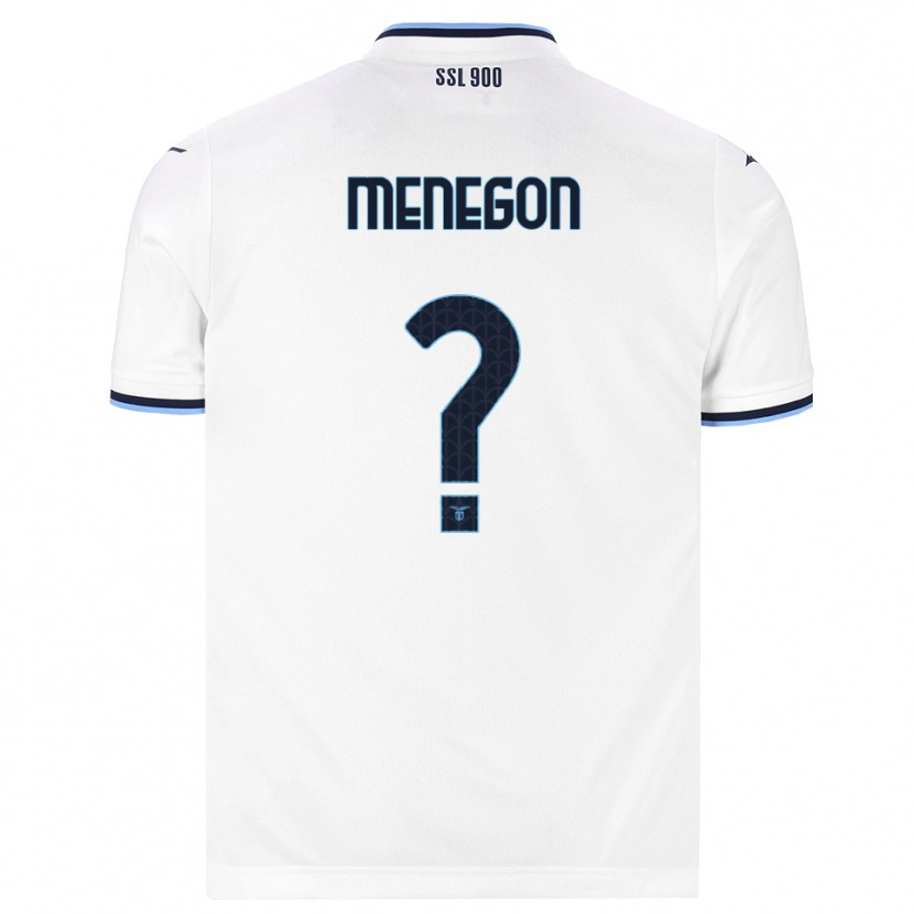 Danxen Dames Riccardo Menegon #0 Wit Marineblauw Uitshirt Uittenue 2026/27 T-Shirt