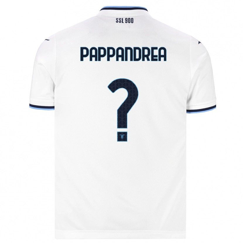 Danxen Dames Filippo Pappandrea #0 Wit Marineblauw Uitshirt Uittenue 2026/27 T-Shirt