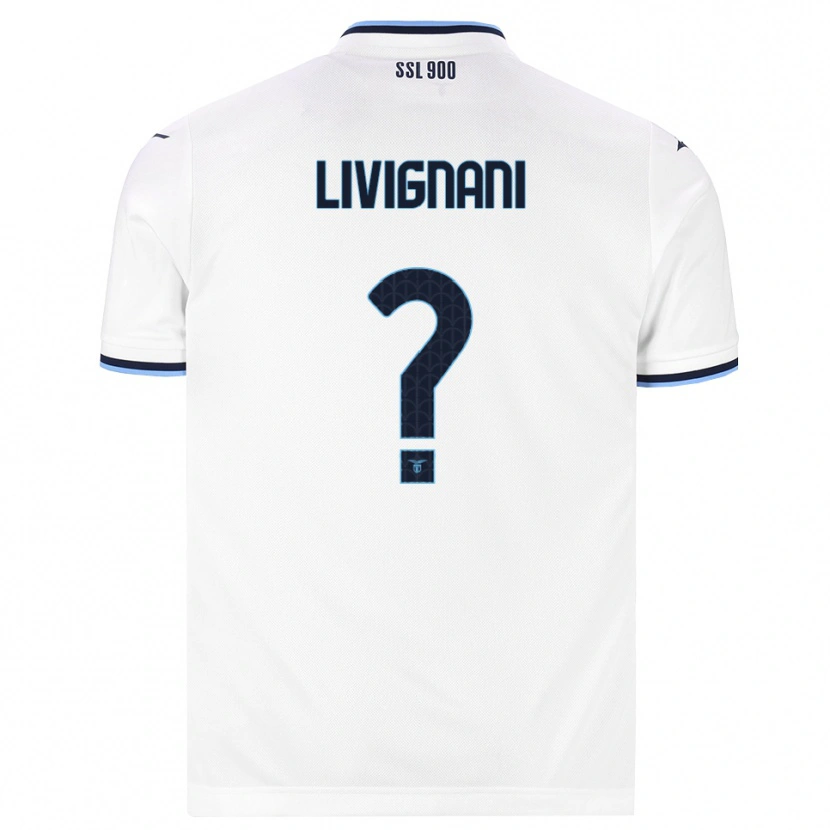 Danxen Dames Gioia Livignani #0 Wit Marineblauw Uitshirt Uittenue 2026/27 T-Shirt