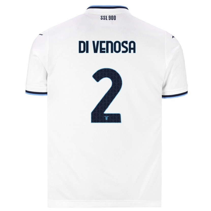 Danxen Dames Rocco Di Venosa #2 Wit Marineblauw Uitshirt Uittenue 2026/27 T-Shirt