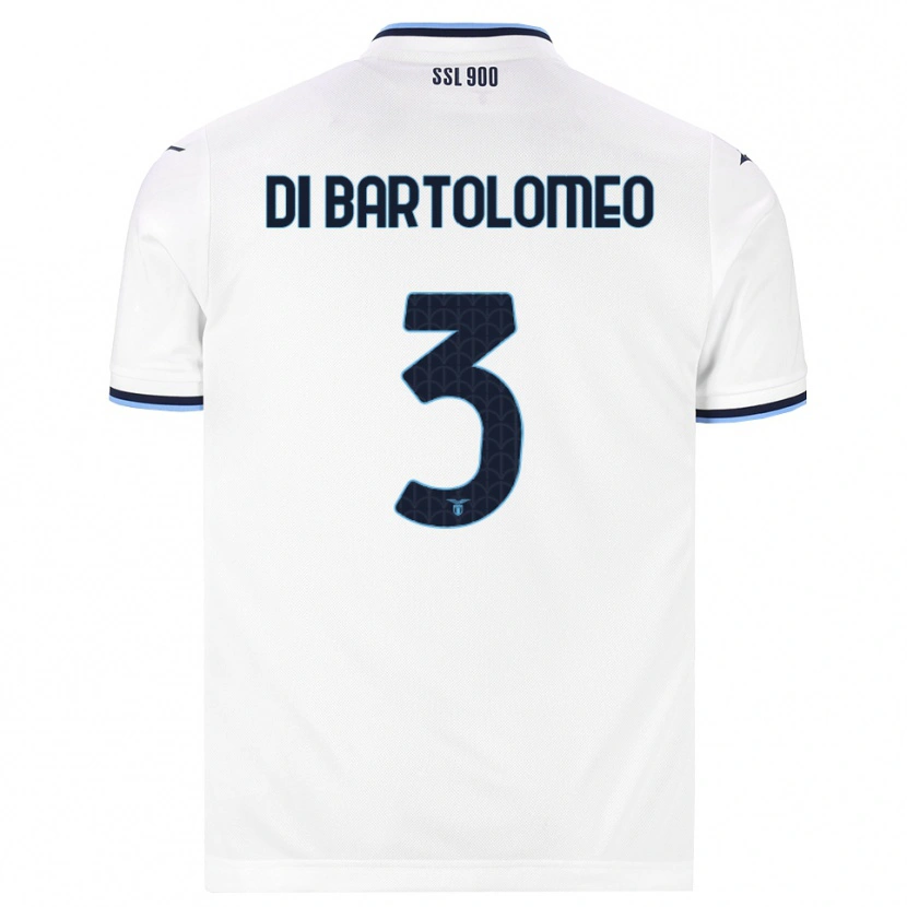 Danxen Dames Damiano Di Bartolomeo #3 Wit Marineblauw Uitshirt Uittenue 2026/27 T-Shirt