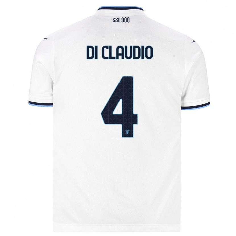 Danxen Dames Federico Di Claudio #4 Wit Marineblauw Uitshirt Uittenue 2026/27 T-Shirt