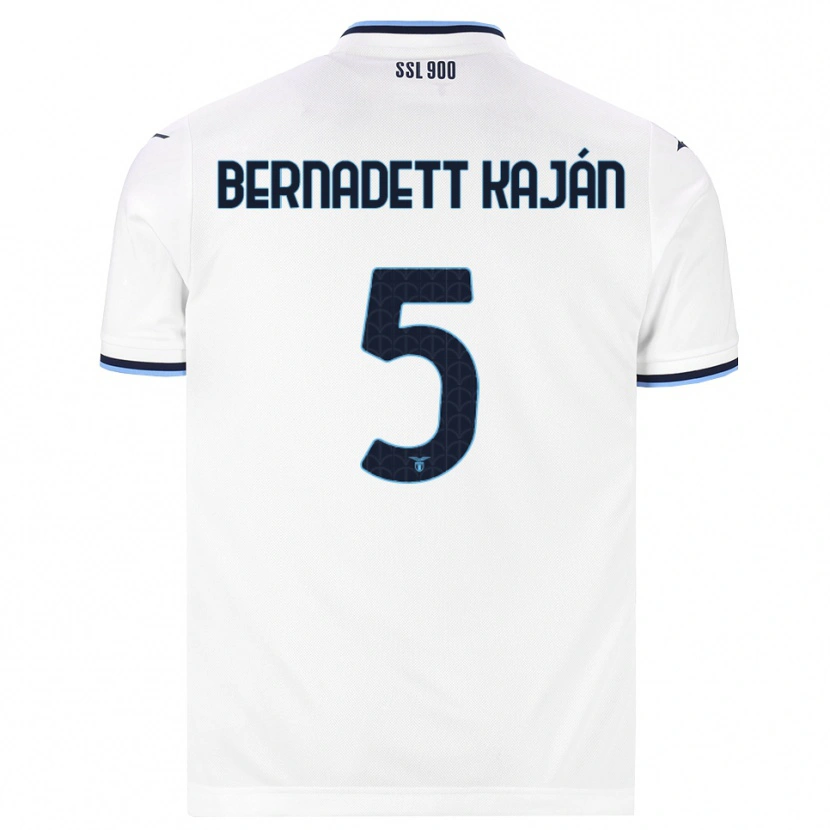 Danxen Dames Zsanett Bernadett Kaján #5 Wit Marineblauw Uitshirt Uittenue 2026/27 T-Shirt
