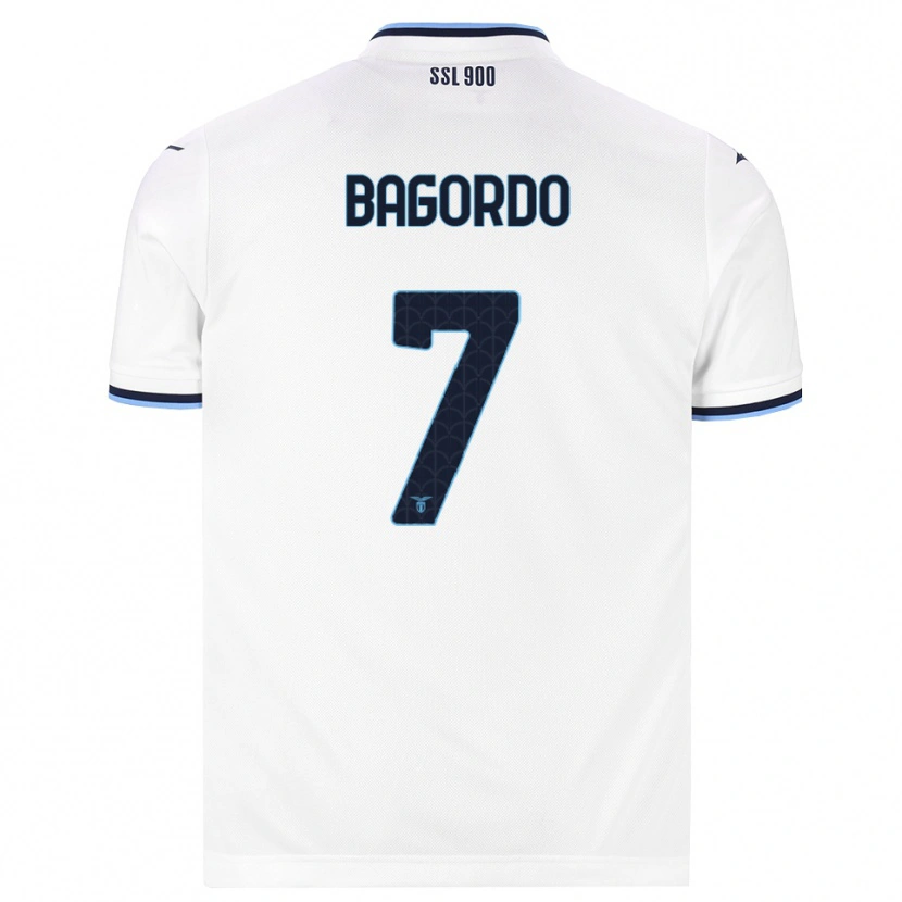 Danxen Dames Cristian Bagordo #7 Wit Marineblauw Uitshirt Uittenue 2026/27 T-Shirt
