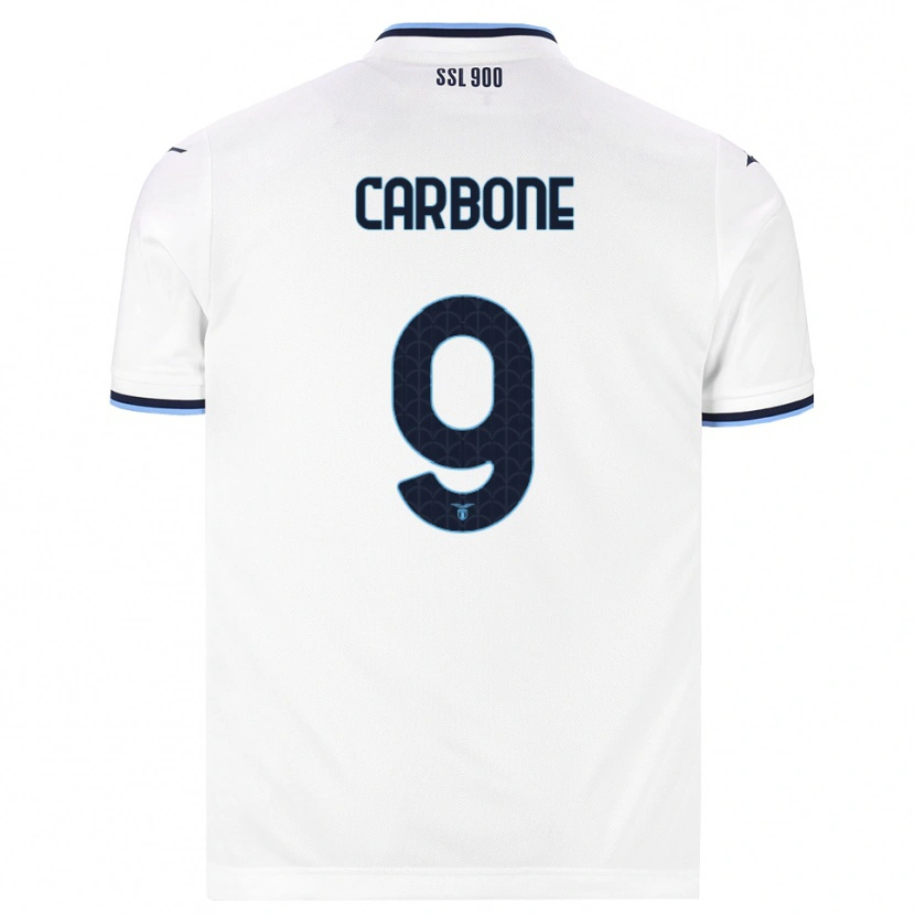 Danxen Dames Giovanni Carbone #9 Wit Marineblauw Uitshirt Uittenue 2026/27 T-Shirt