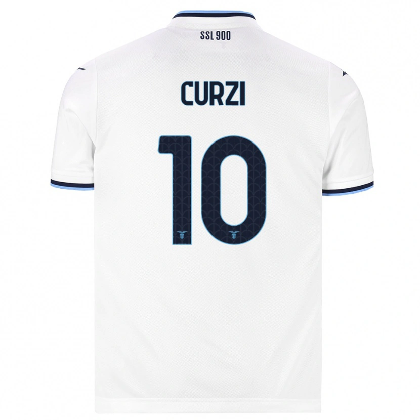 Danxen Dames Simone Curzi #10 Wit Marineblauw Uitshirt Uittenue 2026/27 T-Shirt