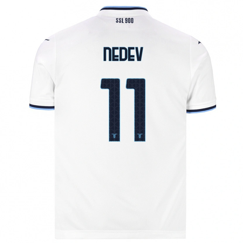 Danxen Dames Kaloyan Nedev #11 Wit Marineblauw Uitshirt Uittenue 2026/27 T-Shirt