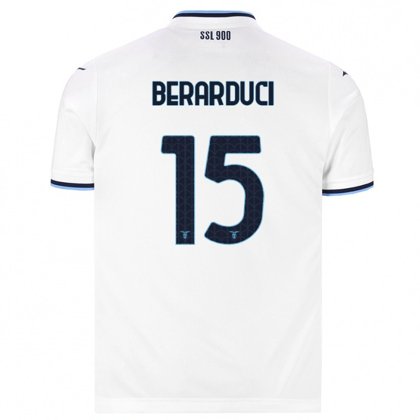 Danxen Dames Martina Berarduci #15 Wit Marineblauw Uitshirt Uittenue 2026/27 T-Shirt