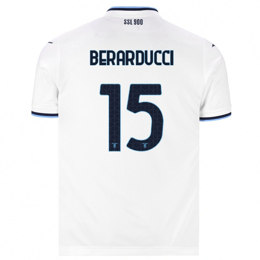 Danxen Dames Martina Berarducci #15 Wit Marineblauw Uitshirt Uittenue 2026/27 T-Shirt
