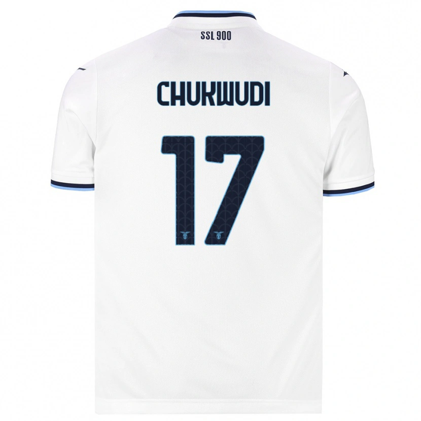 Danxen Dames Ogonna Franca Chukwudi #17 Wit Marineblauw Uitshirt Uittenue 2026/27 T-Shirt