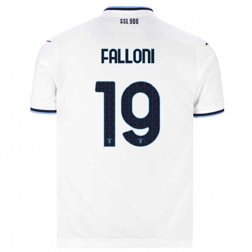 Danxen Dames Ludovica Falloni #19 Wit Marineblauw Uitshirt Uittenue 2026/27 T-Shirt