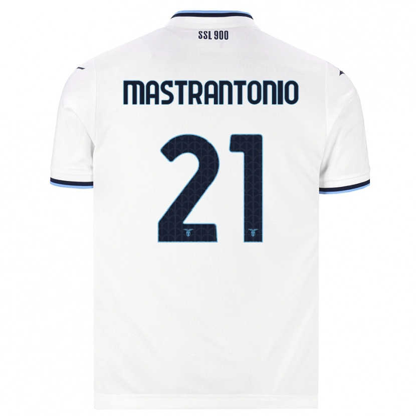 Danxen Dames Ella Mastrantonio #21 Wit Marineblauw Uitshirt Uittenue 2026/27 T-Shirt