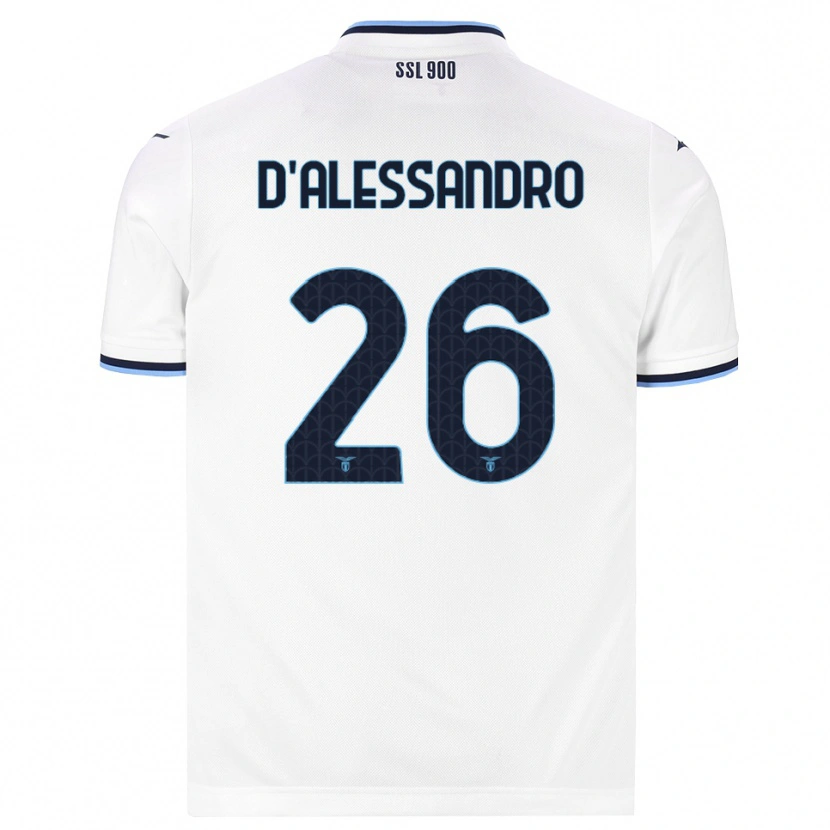 Danxen Dames Mattya D'alessandro #26 Wit Marineblauw Uitshirt Uittenue 2026/27 T-Shirt