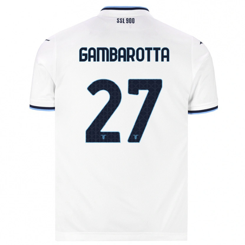 Danxen Dames Margot Gambarotta #27 Wit Marineblauw Uitshirt Uittenue 2026/27 T-Shirt