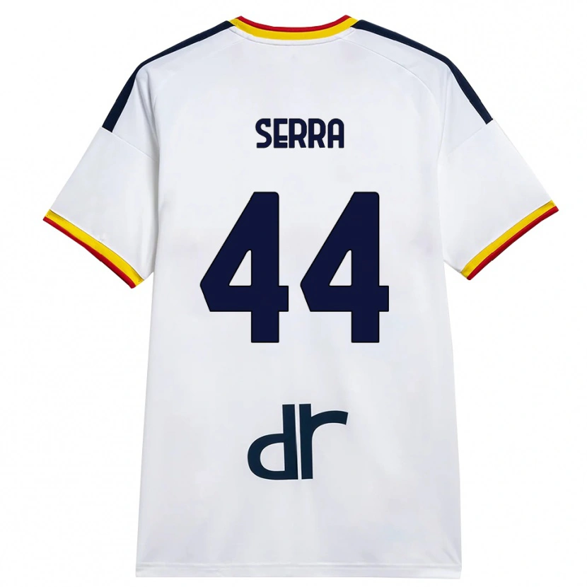 Danxen Dames Francesco Serra #44 Wit Geel Rood Uitshirt Uittenue 2026/27 T-Shirt