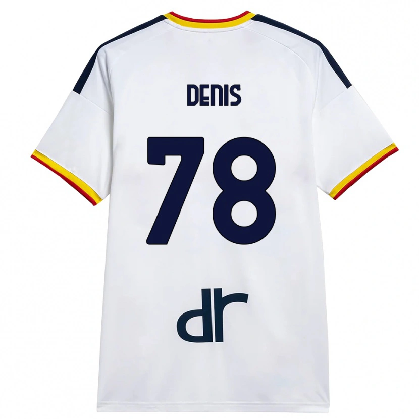 Danxen Dames Max Denis #78 Wit Geel Rood Uitshirt Uittenue 2026/27 T-Shirt