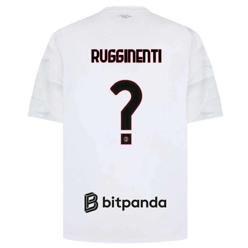 Danxen Dames Omar Rugginenti #0 Wit Rood Zwart Uitshirt Uittenue 2026/27 T-Shirt