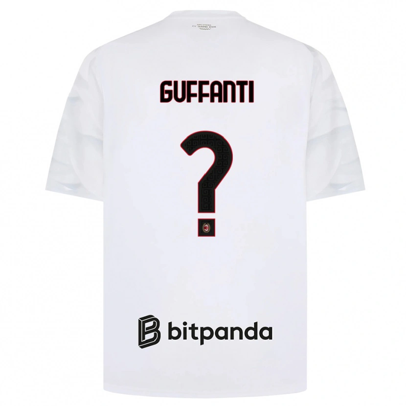 Danxen Dames Alessandro Guffanti #0 Wit Rood Zwart Uitshirt Uittenue 2026/27 T-Shirt