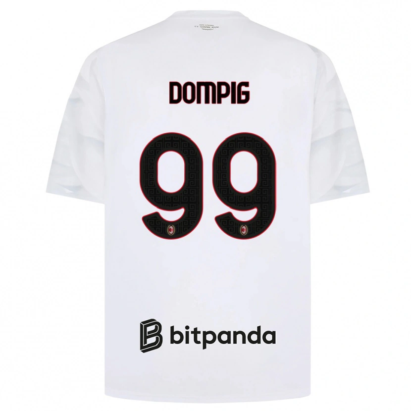 Danxen Dames Chanté Dompig #99 Wit Rood Zwart Uitshirt Uittenue 2026/27 T-Shirt