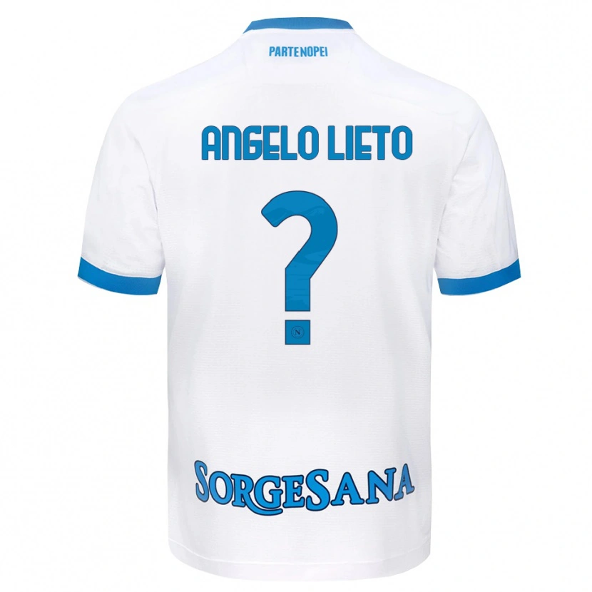 Danxen Dames Angelo Lieto #0 Wit Hemelsblauw Uitshirt Uittenue 2026/27 T-Shirt