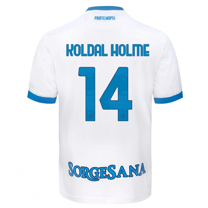 Danxen Dames Madelen Koldal Holme #14 Wit Hemelsblauw Uitshirt Uittenue 2026/27 T-Shirt
